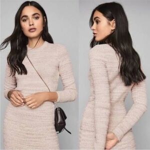 Reiss Women's Cream Crew Neck Sweater